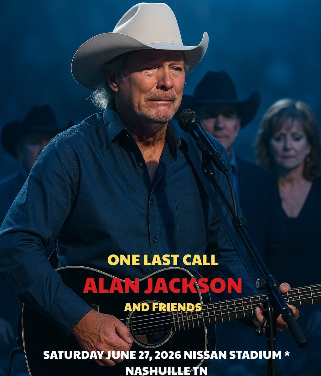 HEARTBREAKING NEWS: Country legend Alan Jackson has officially announced that he will perform his final full-length live concert in 2026, marking the end of an era for one of country music’s most beloved voices.